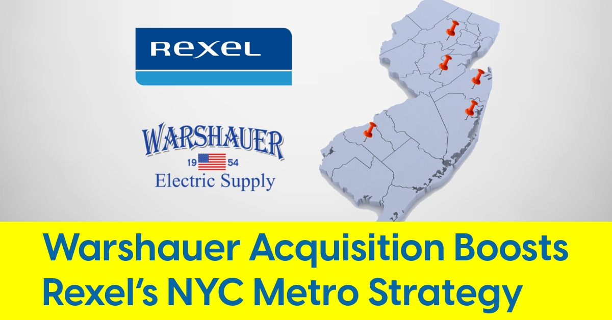 Rexel USA acquires Warshauer Electric NJ New Jersey Tinton.jpg